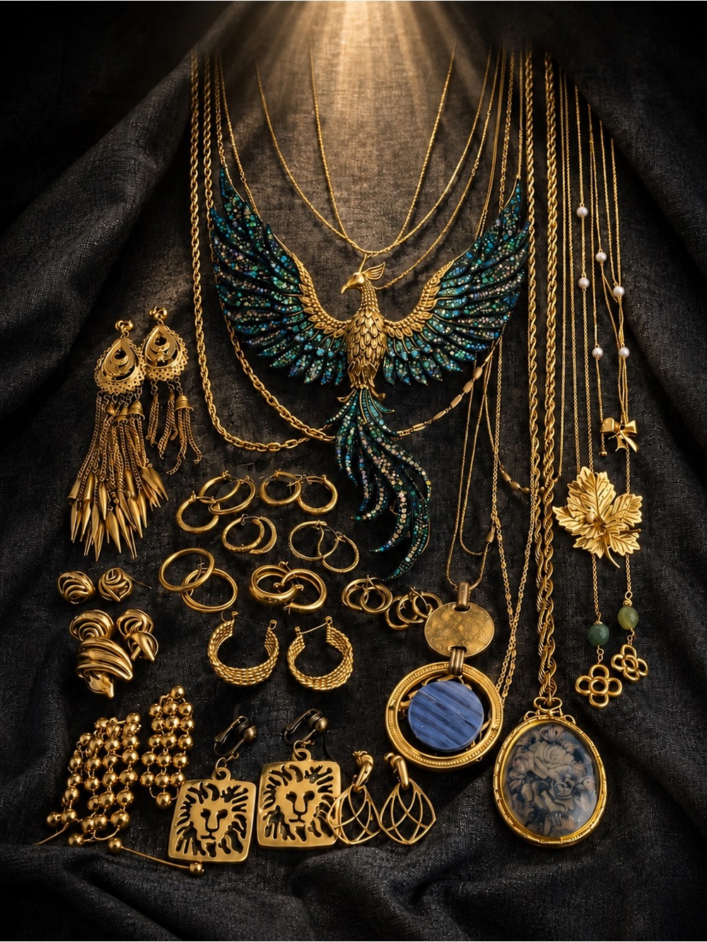 2LB Hand-Pulled Curated Vintage Jewelry Lot Personalized Mystery Treasure Box XL - Picture 6 of 12